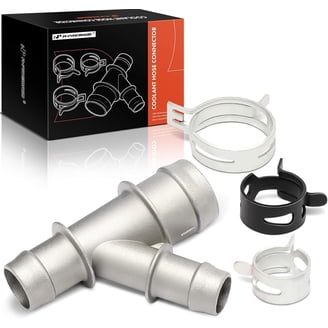 Silverado Coolant Connector Inlet Outlet Set – 3/4" Tube X 5/8" Hose – 2-Piece Set, 800-409