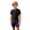 Black, variant on Fnooota Boys T Shirts, Crew Neck Casual Summer Short Sleeve Athletic Tops Navy Size 10-12