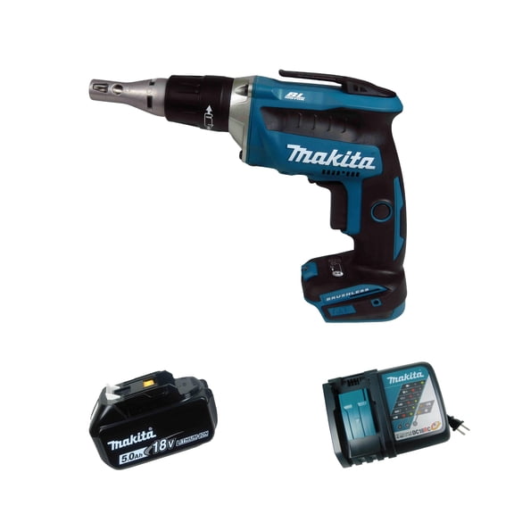 Makita XSF03Z 18V LXT Cordless Drywall Screw Driver with 5.0Ah Battery & Charger
