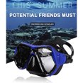 thumbnail image 4 of Máscara de buceo con esnórquel profesional gafas de esnórquel para adultos equipo de deportes acuáticos de natación de vidrio templado FLhrweasw  Nuevo, 4 of 9