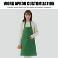 thumbnail image 5 of LNGOOR Professional Grade Apron for Kitchen, Grill, and BBQ (Green), 5 of 8