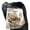 Black, Cream, variant on Equip Trimount Sherpa Cozy Chair - Black Back/Cream Sherpa