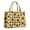 Black White Gray, variant on Large Capacity Tote Bag,Yellow White Checker Sunflower Pattern Handbag Fashion Luxury Tote Bag,15.7"x13"x 5.1" Inches,Laptop Compatible