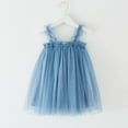 thumbnail image 4 of vdgthytj Toddler Baby Girl Tulle Dress Cute Sleeveless Mesh Layered Princess Holiday Party Dress Summer Outfits, 4 of 5