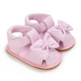 thumbnail image 2 of XDZJLR Infant Sneakers Fashionable New Pattern Cute Bow Decoration Hook Loop Breathable Sandals Sneaker, 2 of 7