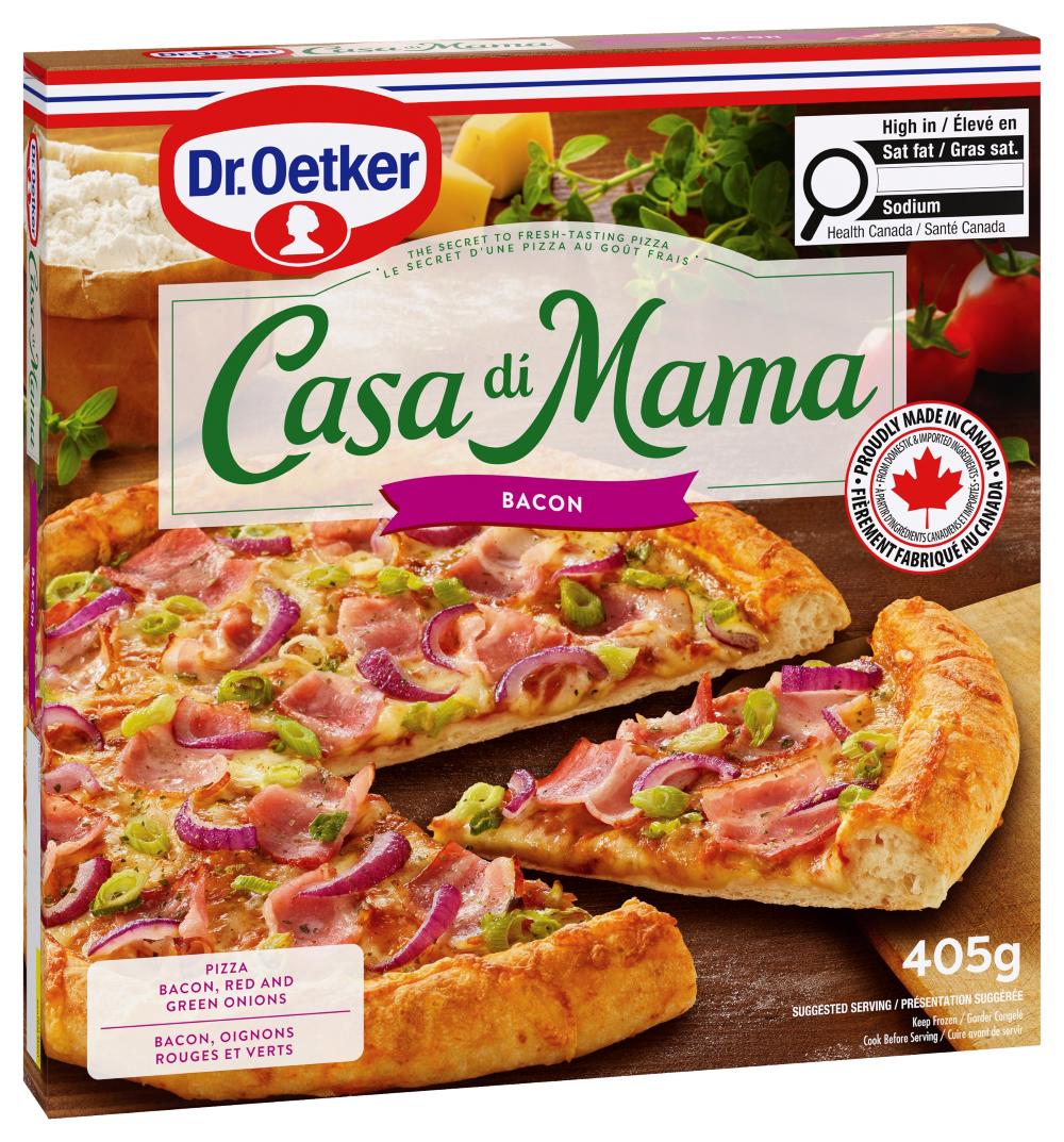 Dr. Oetker Casa di Mama pizza bacon 405g