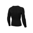 thumbnail image 2 of Fymall Men Compression Baselayer Body Thermal Under Skin Long Sleeve Shirt Tight Gear Top, 2 of 2