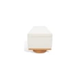 thumbnail image 2 of Safavieh Vianna Boucle Bench Furn Benches & Ottom, Ivory / Natural, 1' X 1', Square, 2 of 5