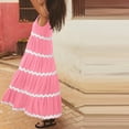 thumbnail image 5 of Meichang Sundresses for Women Sleeveless Scoop Neck Maxi Dresses Loose Fit Casual Wide Straps Flowy Dresses Beach Vacation Swing Tank Dresses Long Dresses Pink XXL, 5 of 9