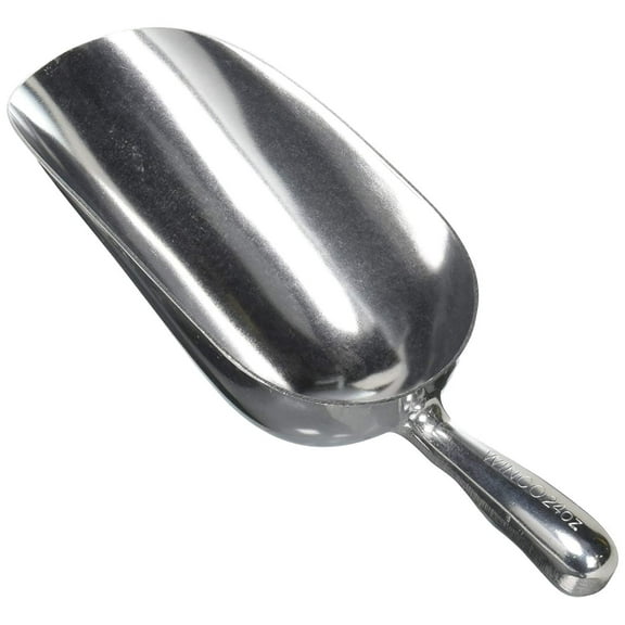 Aluminum Ice or Grain Scoop: 24-ounce