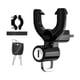 thumbnail image 3 of Gancho colgante para casco de motocicleta, resistente, profesional, negro, antirrobo Estilo D kusrkot Gancho de bloqueo de motocicleta, 3 of 8