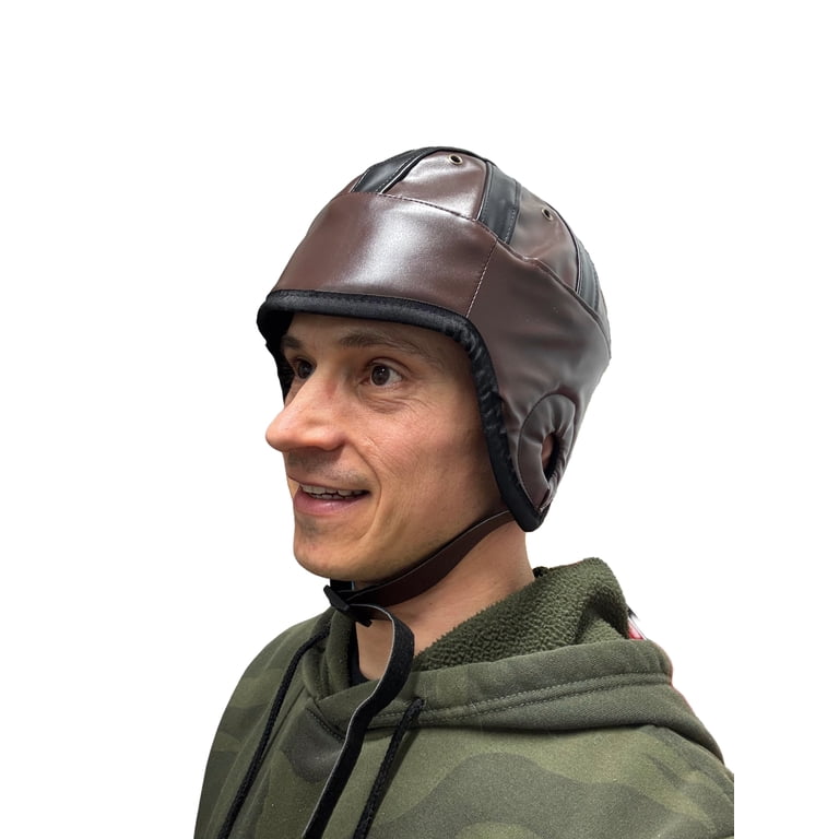 Nicky Bigs Novelties Vintage Brown Retro Football Helmet Classic Faux Leather Old-Time Style Helmet for Costume Tailgating Movie Props & Themed Parties Adult One-Size Fits Most 1920s-Inspired Headgear - Walmart.com Nicky Bigs Novelties Vintage Brown Retro Football Helmet Classic Faux Leather Old-Time Style Helmet for Costume Tailgating Movie Props & Themed Parties Adult One-Size Fits Most 1920s-Inspired Headgear - Walmart.com