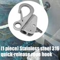 thumbnail image 4 of Stainless Steel Boats Fastener Holder Spring Hook Quickly release Anchors Hook, 4 of 11