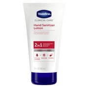 Vaseline Clinical Care 2-in-1 Moisturizing Fresh Hand Sanitizer Lotion All Skin, 5.1 oz