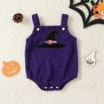 thumbnail image 2 of Mercatoo 𝐍ewborn Baby Girl Boy Halloween Romper Cute Pumpkin 𝐎nesie Corduroy Overall Shorts Suspender Jumpsuit, 2 of 5