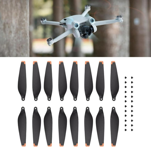 4 Pairs Mini for Mini Lightweight Wing Fans Low Noise Powerful Force Silent Propeller Propeller