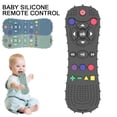 thumbnail image 2 of LUVCLS Juguete para la dentición del bebé con control remoto de TV, juguetes para masticar con forma, mordedor de silicona calmante, 2 of 6
