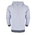 thumbnail image 4 of MIASHUI Men's Fall Winter Pullover Hoodie Diagonal Zipper Design Long Sleeve Unique Style Casual Top Grey,XL, 4 of 7