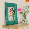 thumbnail image 6 of Sungmor Vintage Decorative Wall Mirror, Cast Iron Victorian Style Wall Mounted Makeup Mirror, Heavy Duty Ornate Accent Home Decor Dresser Mirror, Bedroom Living Room Wall Decor Hanging Mirror, 6 of 7