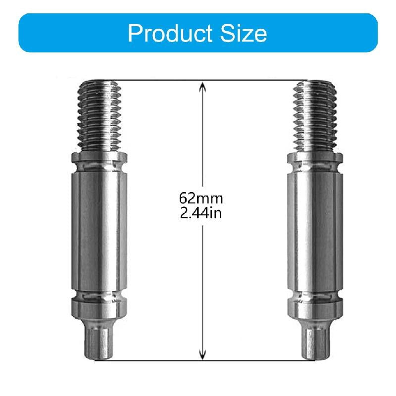 JZROCKER Pack of 4 Dryer Roller Shaft Set Drum Roller Shaft Stainless Steel Texture for Smooth Operations and Longevity