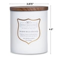 thumbnail image 5 of Manly Indulgence Warm Beachwood 15Oz Jar Candle, Wood Wick, 5 of 9