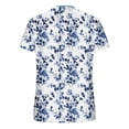 thumbnail image 4 of Youyipin Womens Tops Spring Fashion Women's T Shirts Summer Graphic Print Tees Short Sleeve Crew Neck Casual Tee Tops Spring Tops For Women, 4 of 5
