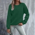 thumbnail image 2 of Gkeoshab Pullover Sweaters for Women Women's Oversized Sweaters 2026 Fall Outfits Trendy Crewneck Knit Fashion Pullover Tops Green XXXL, 2 of 7