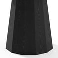 thumbnail image 5 of MAYEERTY 46" Wooden Round Modern Dining Table for Dining Room Kitchen, Black, 5 of 9
