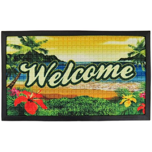 Hawaii Rugs/mats Scenic Door Mat, 1 Each