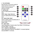 thumbnail image 6 of Meruido 11-Key RF Mini Wireless Remote Controller with DC 5-24V Connector for 5050 3528 5630 RGB LED Strip Lights, 6 of 11