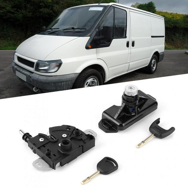 Bonnet Latch Hood Latch For Bonnet Lock Latch Cylinder With 2 Keys 6C1A-16D748-AB Fit For MK7 06-11