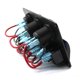 thumbnail image 4 of Panel De Interruptor Basculante Para Barco Marino De 6 Bandas, Panel De Interruptor Led Resistente Al Agua, Pantalla Digital, Puerto Usb Dual Para Coche, Camión, Barco Marino Guardurnaity VI004238-00, 4 of 7