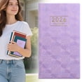 thumbnail image 1 of FENGGHAO 2026 Weekly Planner A6 Weekly Plan Sticky Notes Book Hardcover Notebook with Pockets Laser Purple E for Professional Office Study, 1 of 9