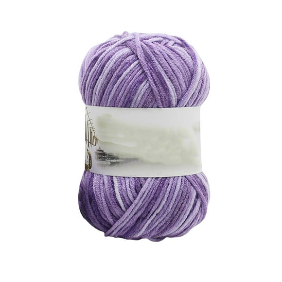 Maytalsory 5-strand Knitting Yarn DIY Hand-knitting Milk Cotton Thread Baby Sweater Beanie Beret Crochet Needlework Supplies No.06 1Set