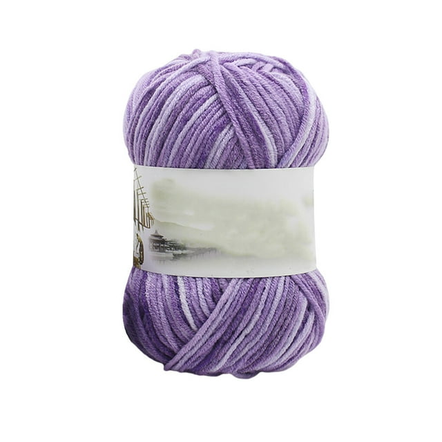bedienty Knitting Yarn DIY Hand-knitting Milk Cotton Thread Crochet Weaving Accessory No.06 1Set