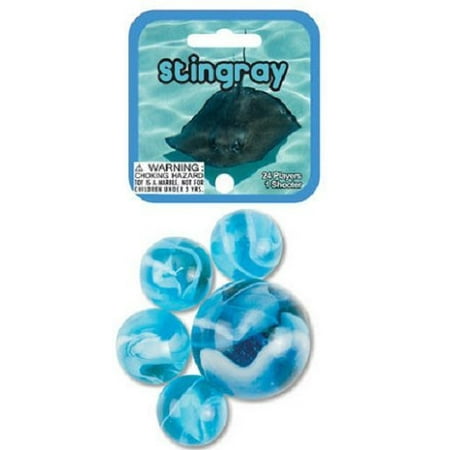 Glass Chess Pieces For Sale Stingray Game Net Set 25 Piece Glass Mega Marbles Toy, Collectible Mega-Marbles Game Set By FS USA ()