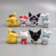 thumbnail image 1 of Figura Anime Arco Iris Latino Hello Kitty Kuromi My Melody 3.9-4.8cm 4 Piezas Set, 1 of 5