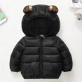 thumbnail image 4 of Toddler Winter Coats Puffer Padded Jacket Baby Boys Girls Bear Hoods Down Jacket Light Weight Infant Outerwear 1-6 Years, 4 of 4