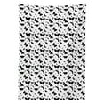 thumbnail image 3 of Ambesonne Butterfly Tablecloth Rectangular Table Cover, Monochrome Bug Design, 60"x84", White and Black, 3 of 4