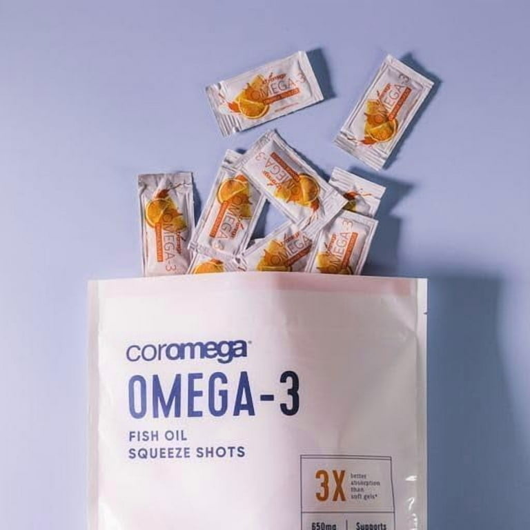 Orange Omega3 Squeeze 30ct - Walmart.com