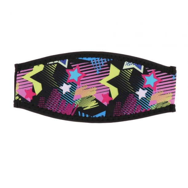 Correa de máscara de buceo de neopreno cómoda para adultos con banda acolchada para cabello largo Estrella