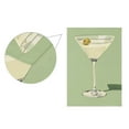 thumbnail image 5 of Yayeee Garden Flag 28" x 40" Double Sided Outdoor Yard Lawn Holiday Decorations, Light Green Martini, 5 of 6