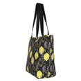 thumbnail image 2 of Vsdgher Lavender Flowers print Reusable Shopping Grocery Bags for Women Shopping with Pouch Foldable Pouch Lightweight Polyester Fabric, 2 of 6
