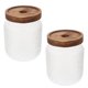 thumbnail image 1 of 2 piezas de tarro de almacenamiento de vidrio, tarros para especias, botellas para el hogar, café, acacia, 1 of 6