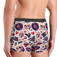 thumbnail image 4 of Bingfone Skull lips record Guitar Men's Underwear - Casual Stretch Boxer Briefs-Small, 4 of 7