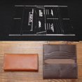 thumbnail image 2 of AMLESO 4 Pieces Acrylic Template for Business Long Wallet Leather Craft Pattern Stencil, 2 of 8