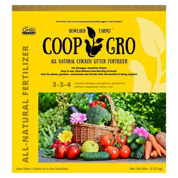 Coop Gro All Natural Chicken Litter Fertilizer, 6 lb