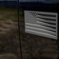 thumbnail image 5 of 1 Pc Embossed 3D Metal All Black American Flag Emblem Decal Stickers, Matte Black Patriotic USA US Flag Car Decals Bumper Stickers for Truck, Window, Motorcycle, Support US Military Style 3, 5 of 7