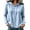 Light Blue, variant on cocolona Womens Fall Hoodies Solid Color Long Sleeve Pullover Thin Sweatshirts Casual LightWeight Tops with Pocket