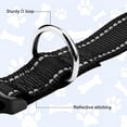 thumbnail image 4 of GHSDFBB Reflective Dog Collar, Sturdy Nylon Collars for Medium Girl and Boy Dogs, Adjustable Dog Collar with Quick Release Buckle, Black, 4 of 6